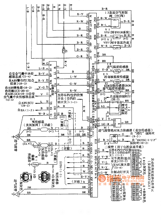 夏利n3仪表插头线路图图片