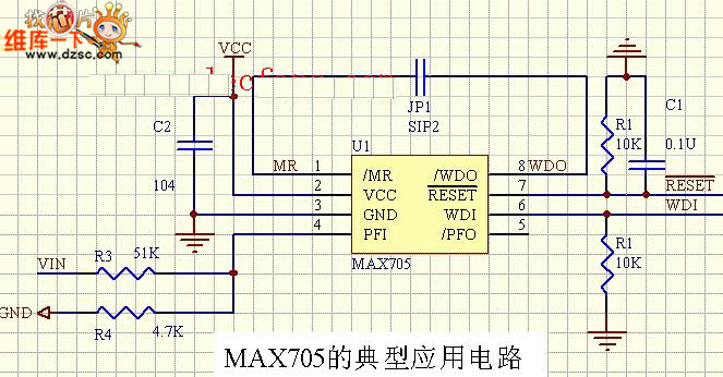 max705典型應用電路圖