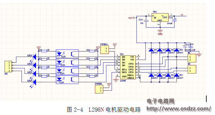 l298n电机驱动电路(原创)