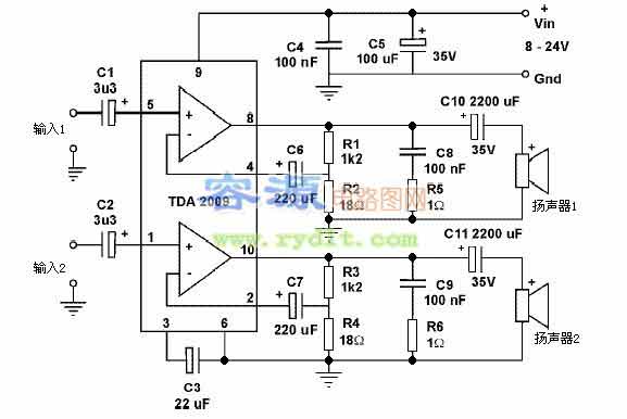 tda7851功放芯片引脚图图片