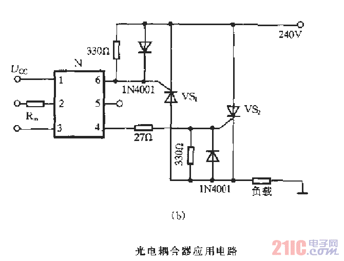 光电耦合器应用电路