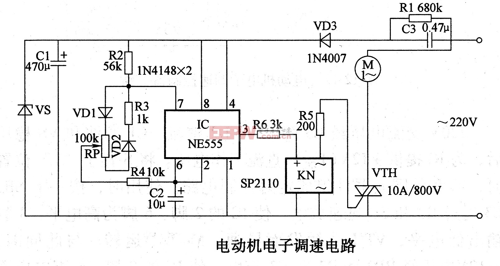 测速电机原理图图片