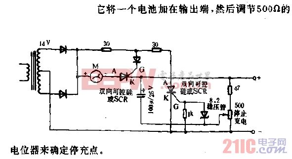 充满自停充电器电路图图片