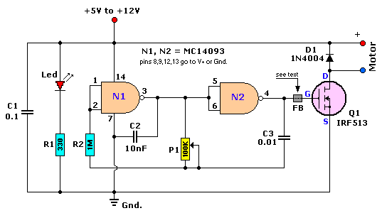 bta12调速电路图图片