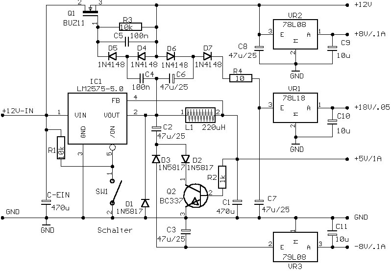 lm2576稳压电路图详解图片