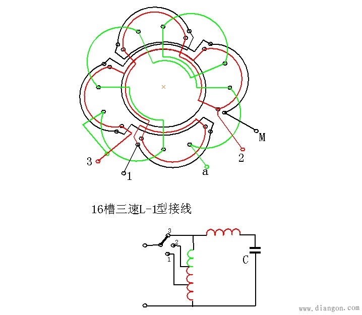 单相调速电机接线图解决方案华强电子网