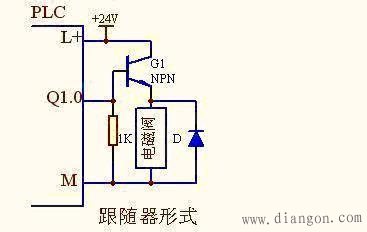 plc控制电磁阀驱动电路 