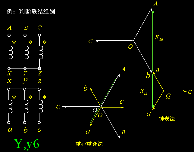 yd5联结组电路图图片