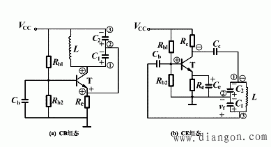 lc三点式振荡电路图片