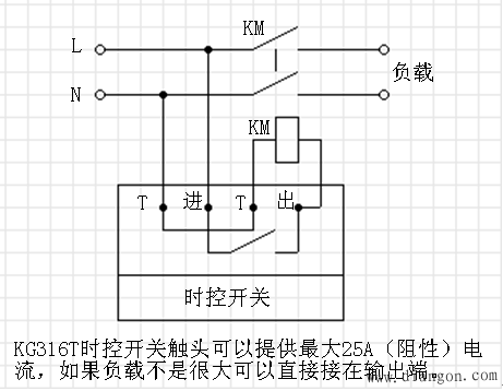 微电脑时控开关线路图图片