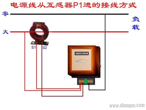 单相电度表接线图 