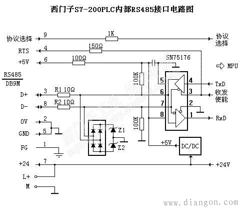 s7200cpu226接线图图片