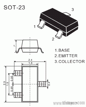 贴片封装:9013三极管是一种npn型硅小功率的三极管它是非常常见的晶体