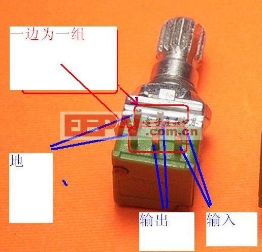 开关电位器接法图解图片