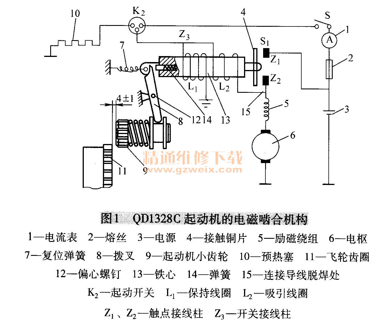 江苏js80p型轮式拖拉机在起动发动机时起动机不转动农机维修解决方案