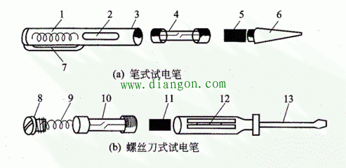 电笔拆了怎么安装图片图片