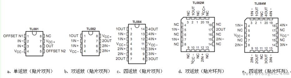 082d运放参数引脚图图片