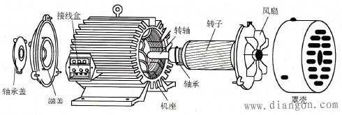 送丝机电机内部结构图片
