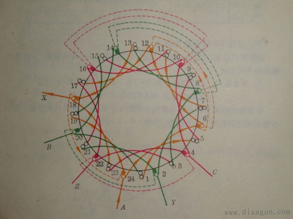 如何看电动机双层绕组接线图解决方案华强电子网