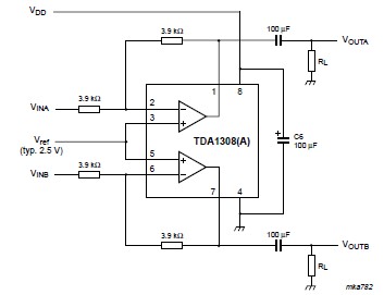 tda1308电路图图片