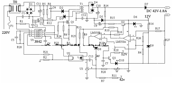 lm358充电器电路图图片