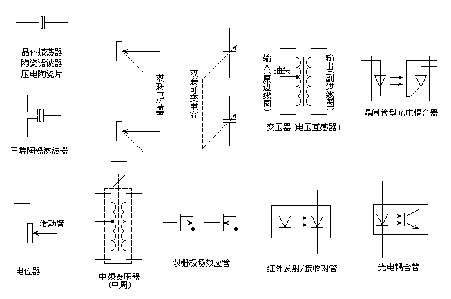 照明電路圖符號大全