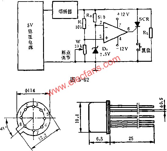 快速過壓保護器電路圖