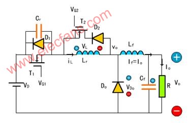 零电压开通(ZVS(PWM DC/DC变换器电路图