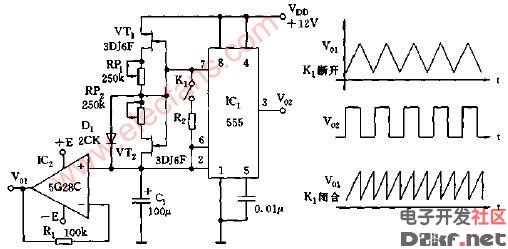 多种波形发生器电路图1