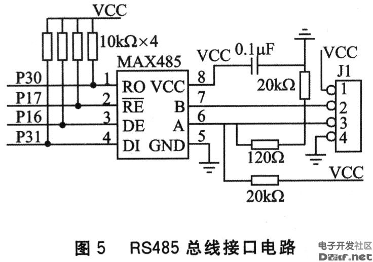 rs485总线接口电路