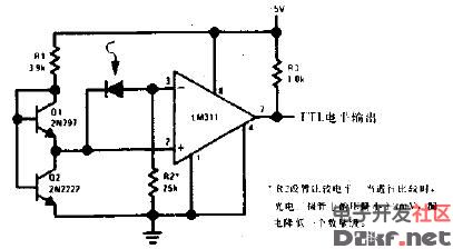 精密光电二极管比较器电路图