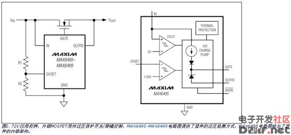 基本限压电路的内部构造和典型应用电路