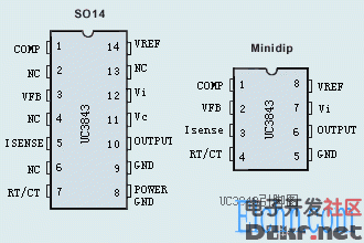 uc3843引脚功能电路图图片