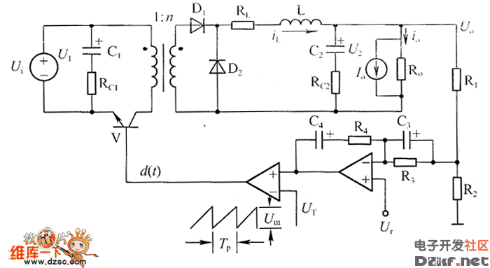 正激式开关电源电路图图片