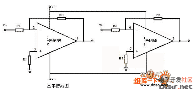 4558运放引脚图图片