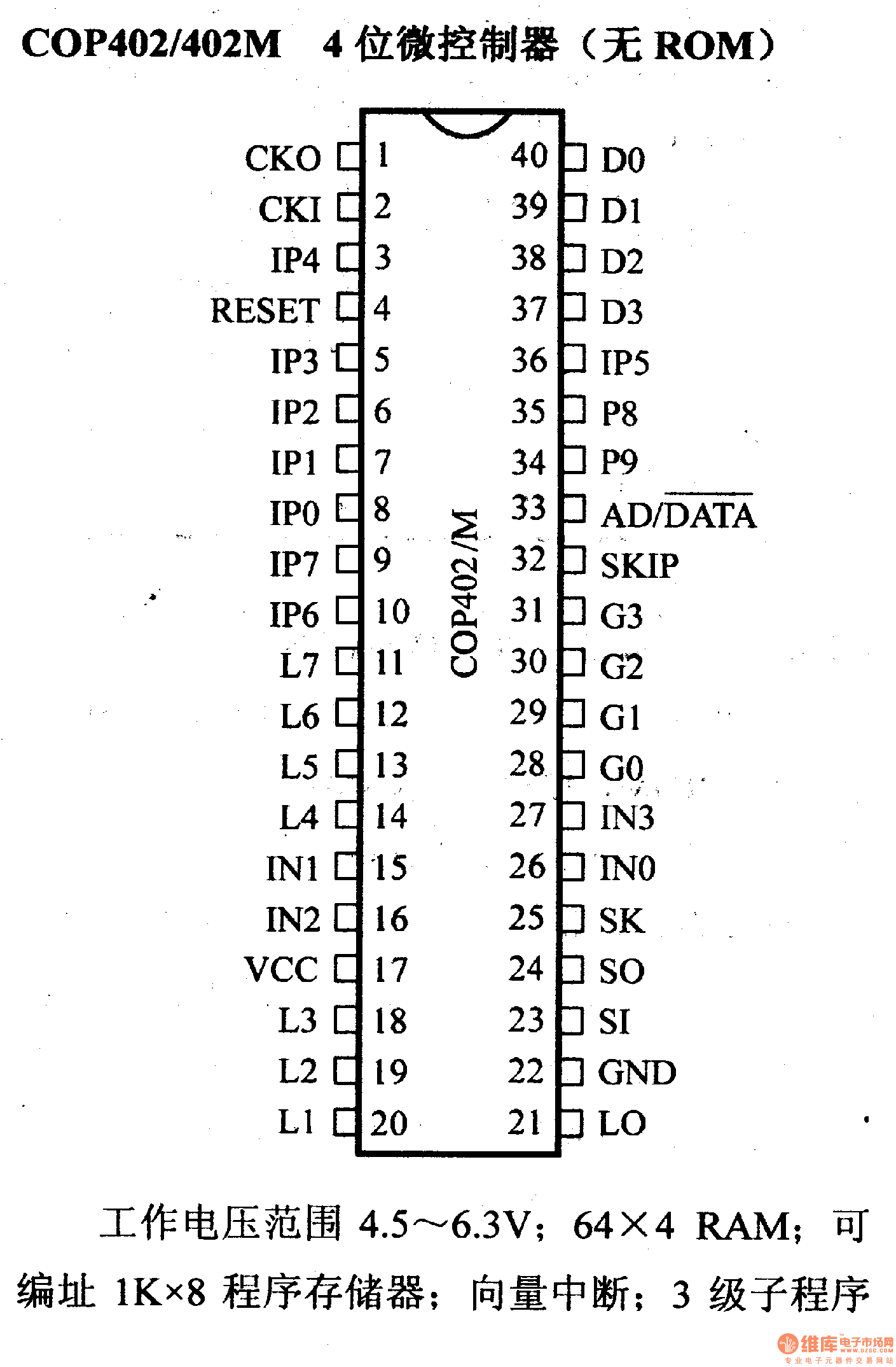 cc4012引脚图图片