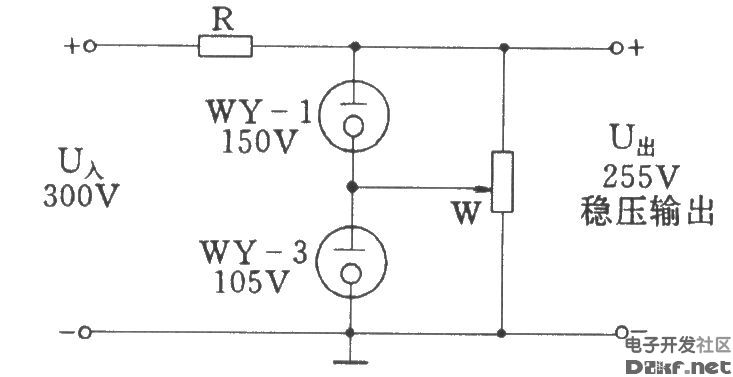 稳压电子管电路图