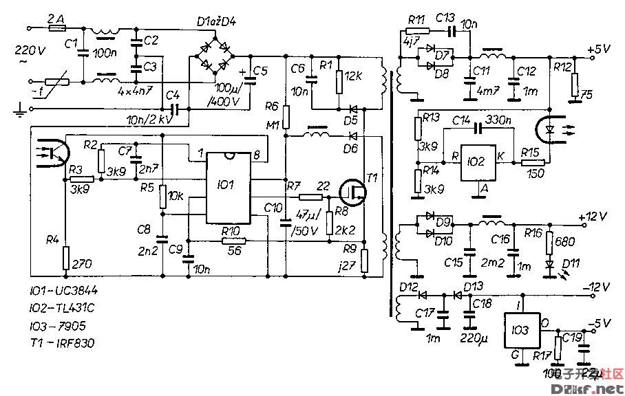 uc3844典型应用电路图图片