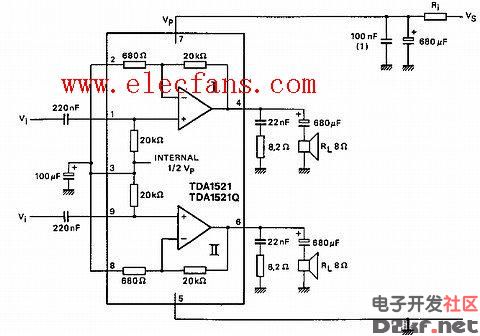 tda1558q功放电路图图片