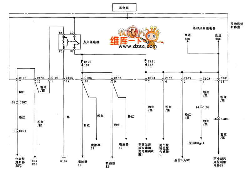 别克凯越空调电路图图片