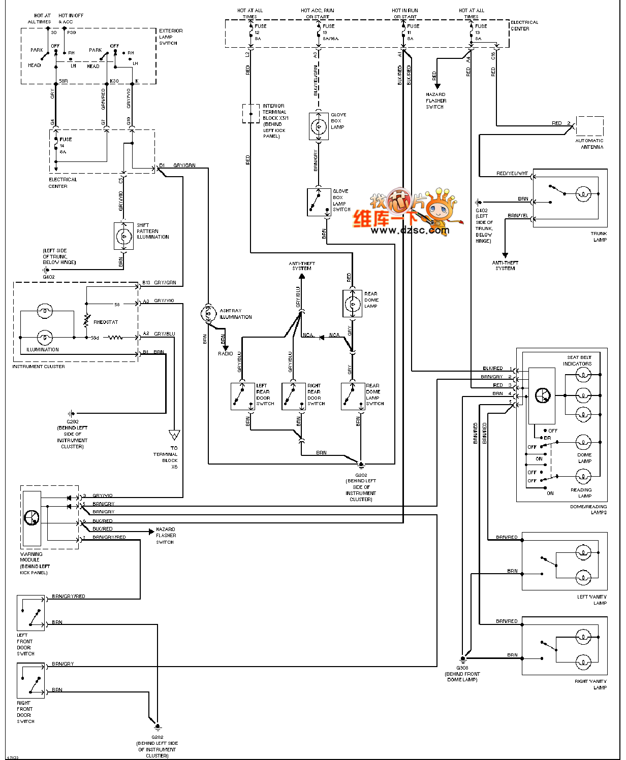 奔驰电路图看懂技巧图片