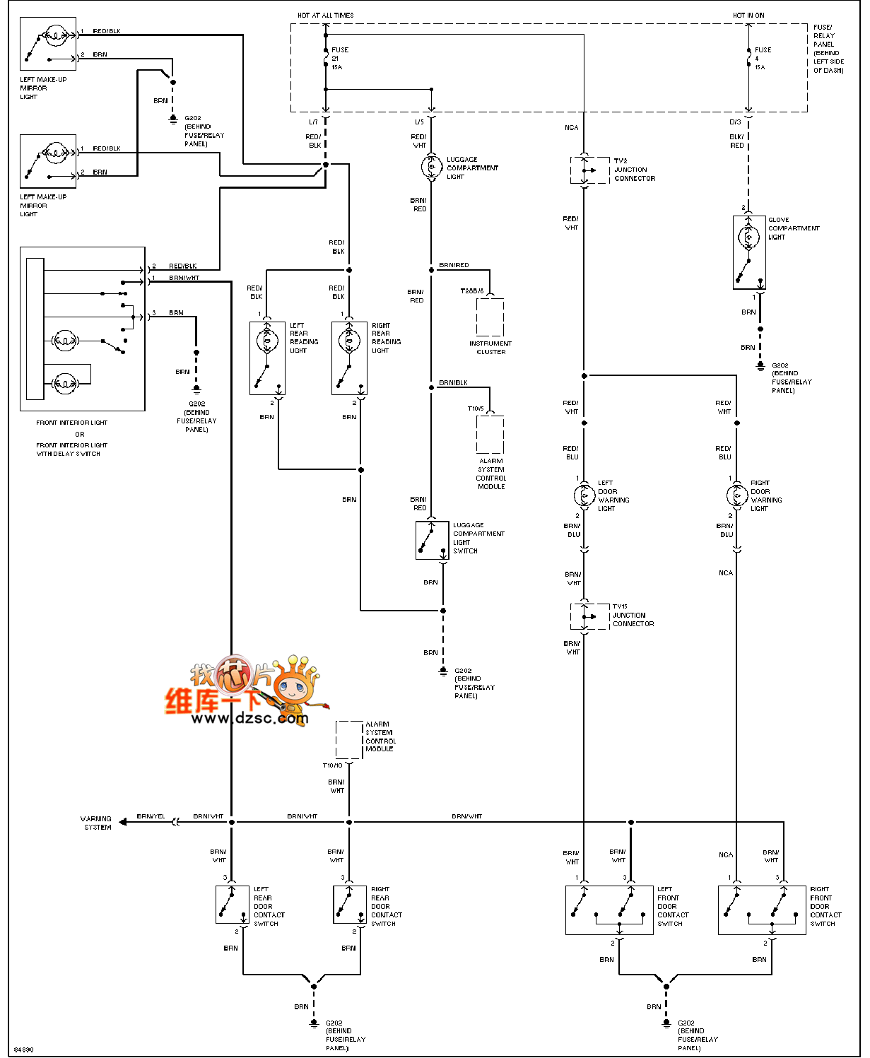 老捷达左前门线路图图片