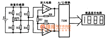 重量传感器电路原理图图片