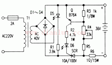 电动车充电器电路图