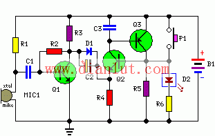 hfsstc电子蜡烛电路图图片