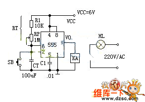 相片曝光定時器電路圖