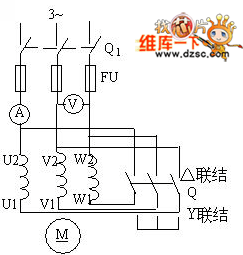 鼠籠電動機直接起動電路圖