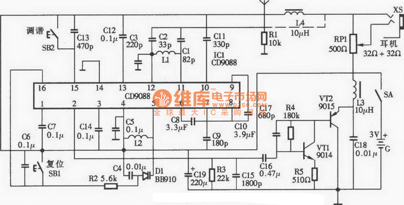 kt0830eg引脚资料图片