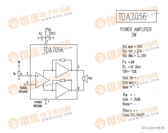 tda7056音響ic電路圖