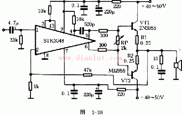 stk6153改装电路图图片